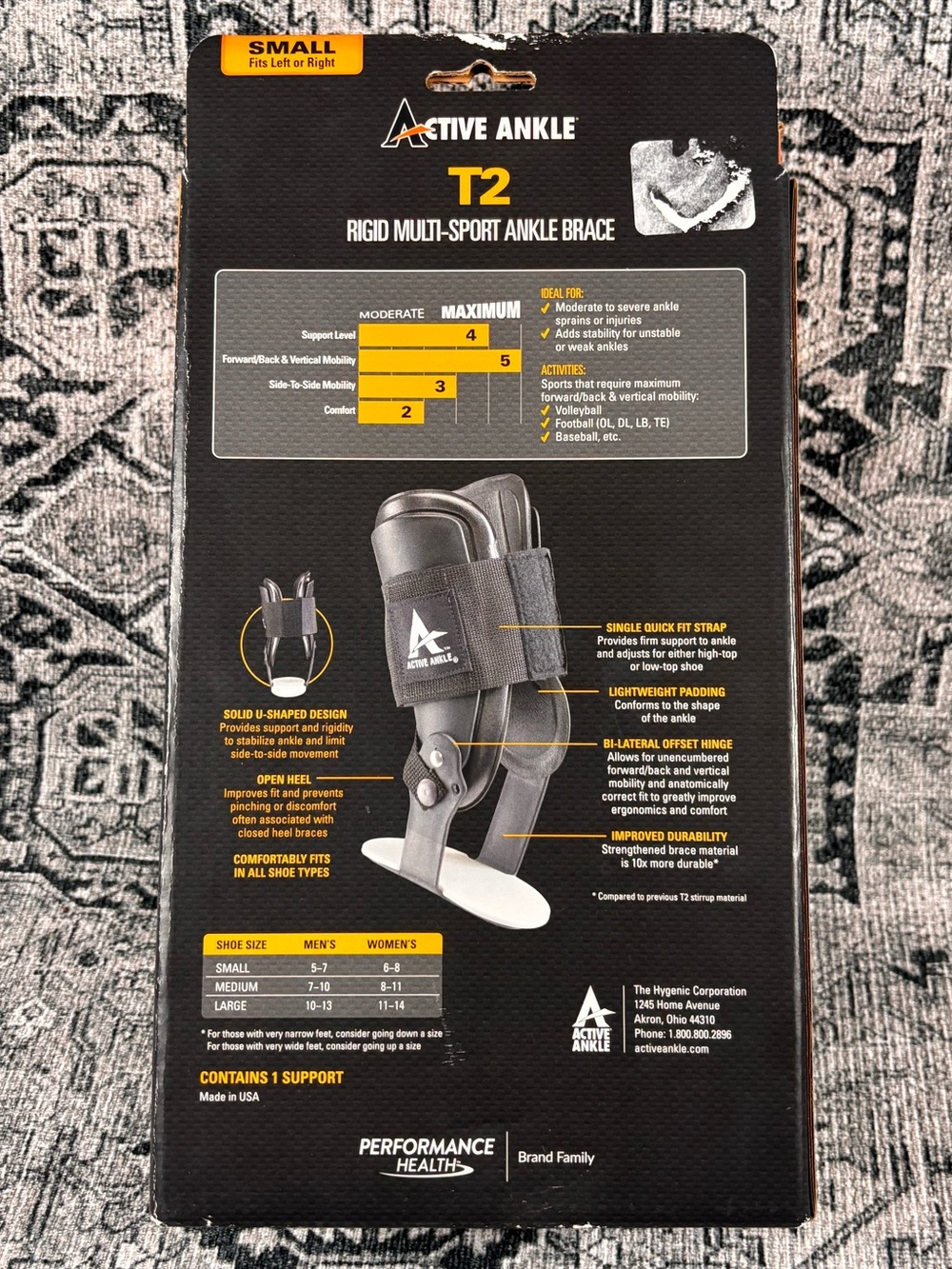 Active‎ Ankle Support T2 Dual Multi-Sport Brace - Picture 4 of 8